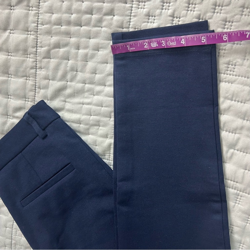 Of/Mercer women’s Essex skinny pants high waisted  size 4 navy blue stretch - Picture 16 of 16